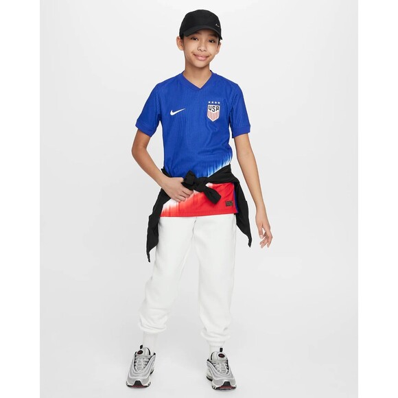 Nike 2024 USWNT 4Star USA Adv vaporKnit Away Soccer Jersey FJ1526 418 Kids Large - Picture 4 of 14